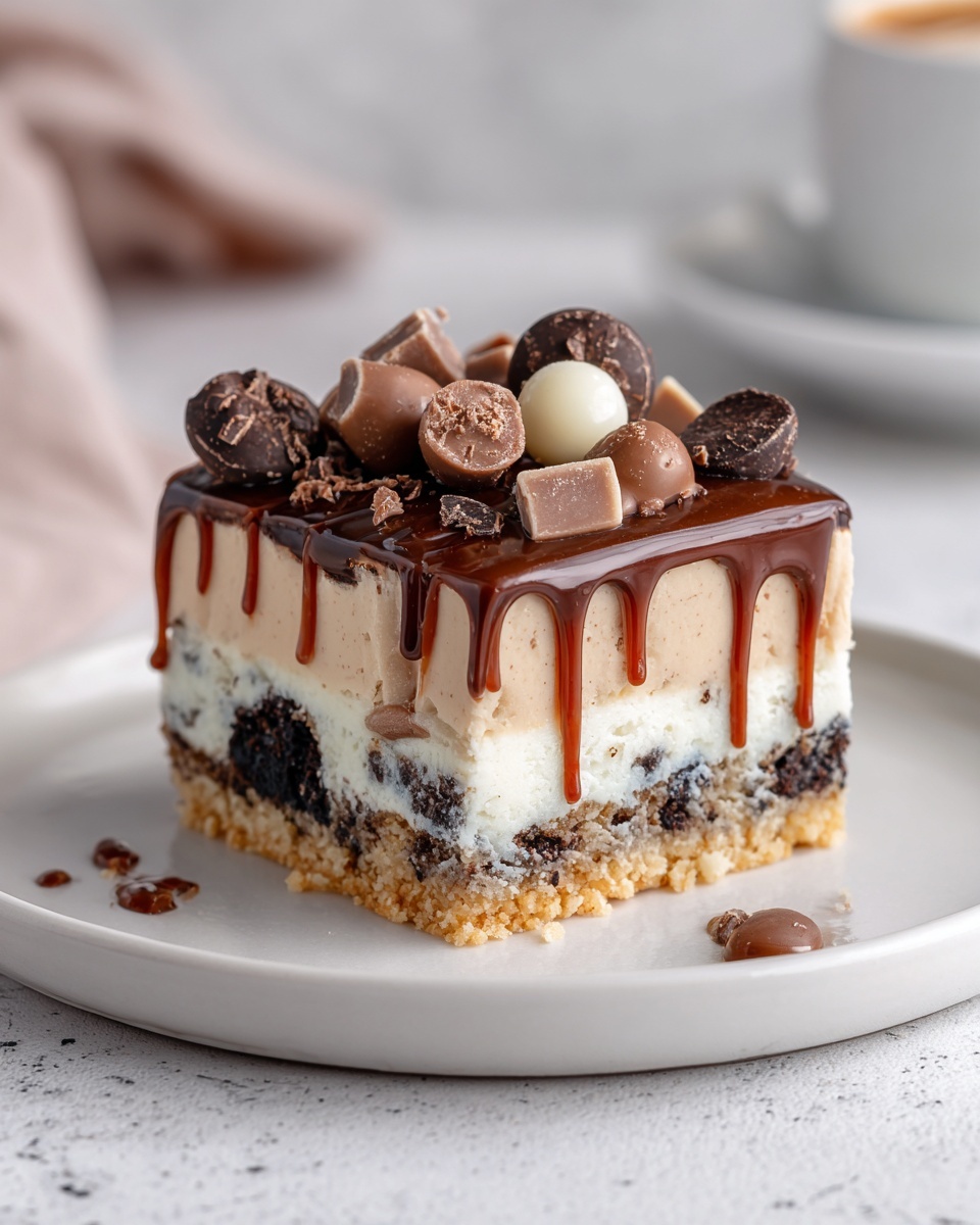 Buster Bar Ice Cream Cake Recipe - Recipe Image