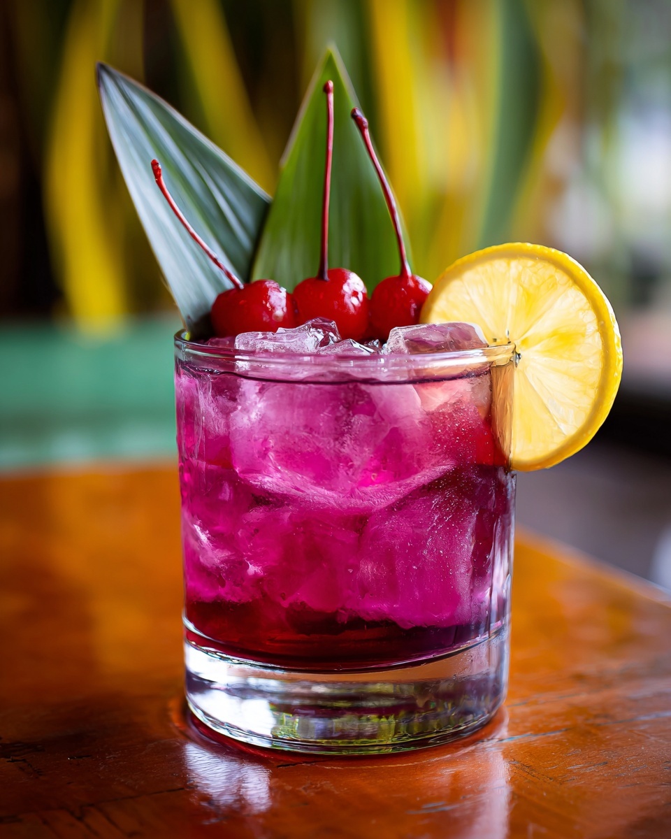 Jamaican Purple Rain Mocktail Recipe - Recipe Image