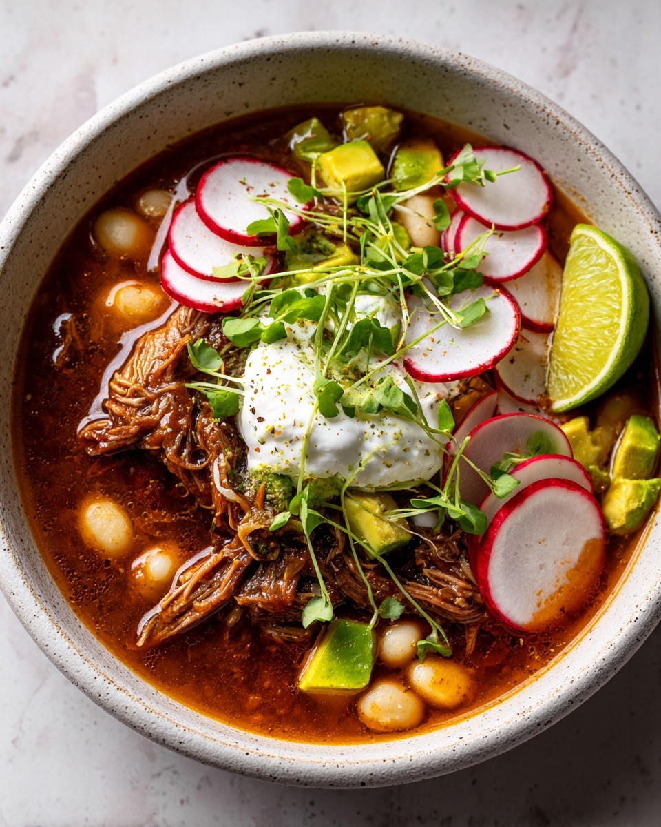 Slow Cooker Chicken Posole Recipe - Recipe Image