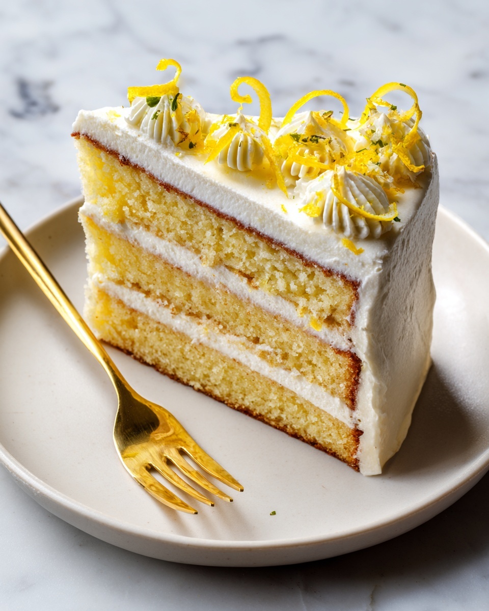 Lemon Velvet Cake with Lemon Cream Cheese Frosting Recipe - Recipe Image