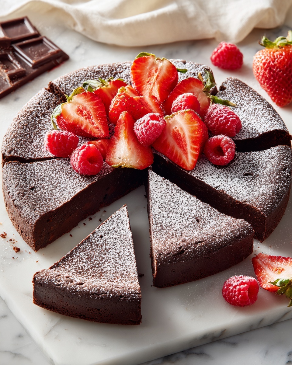 Flourless Chocolate Cake Recipe - Recipe Image