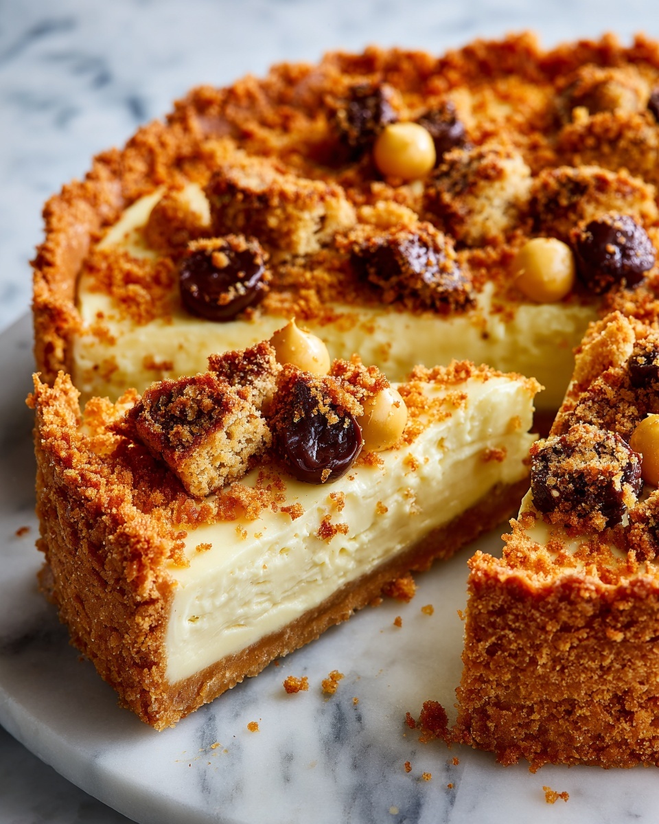 Peanut Butter Honeycomb Pie Recipe - Recipe Image