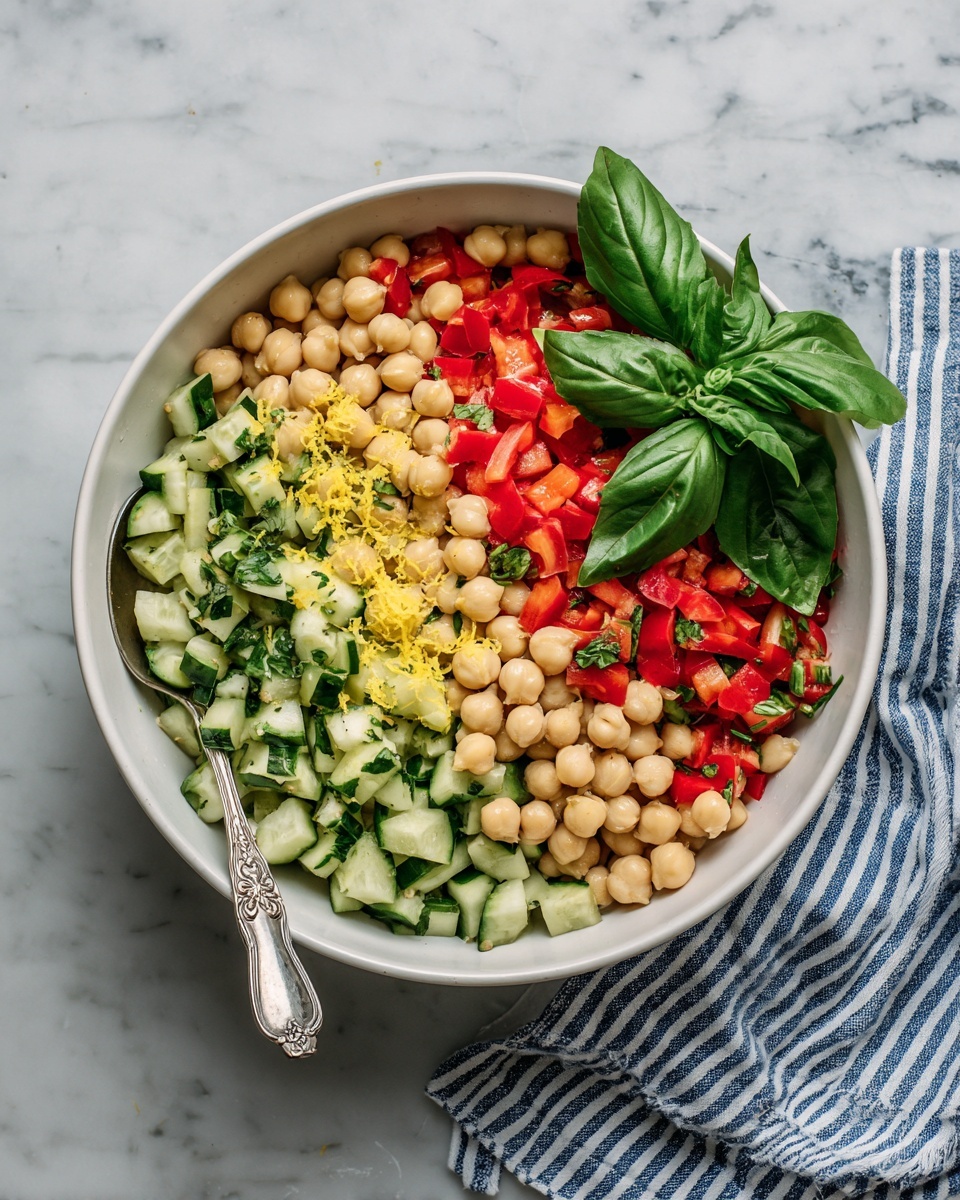 Vegan Avocado and Chickpea Salad Recipe - Recipe Image