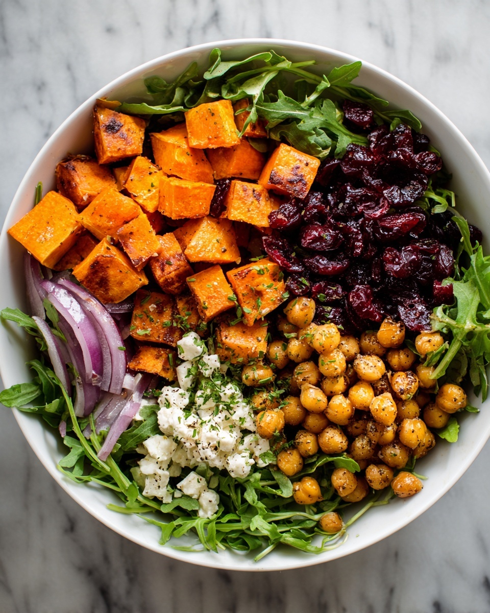 Sweet Potato and Chickpea Salad with Feta and Herbs Recipe - Recipe Image