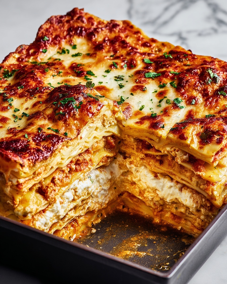 Buffalo Chicken Lasagna Recipe - Recipe Image