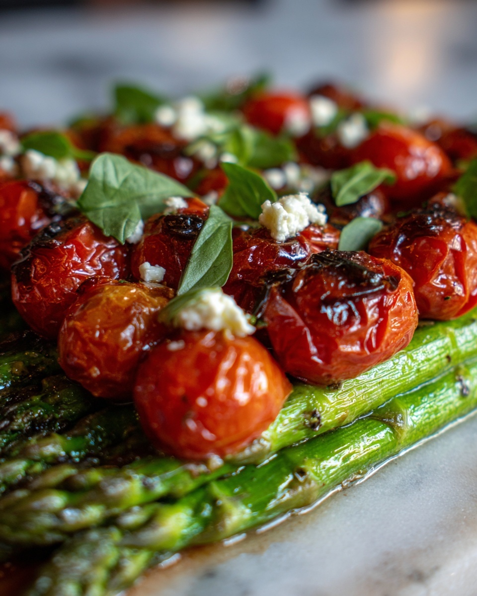 Balsamic Tomato and Parmesan Asparagus Delight Recipe - Recipe Image