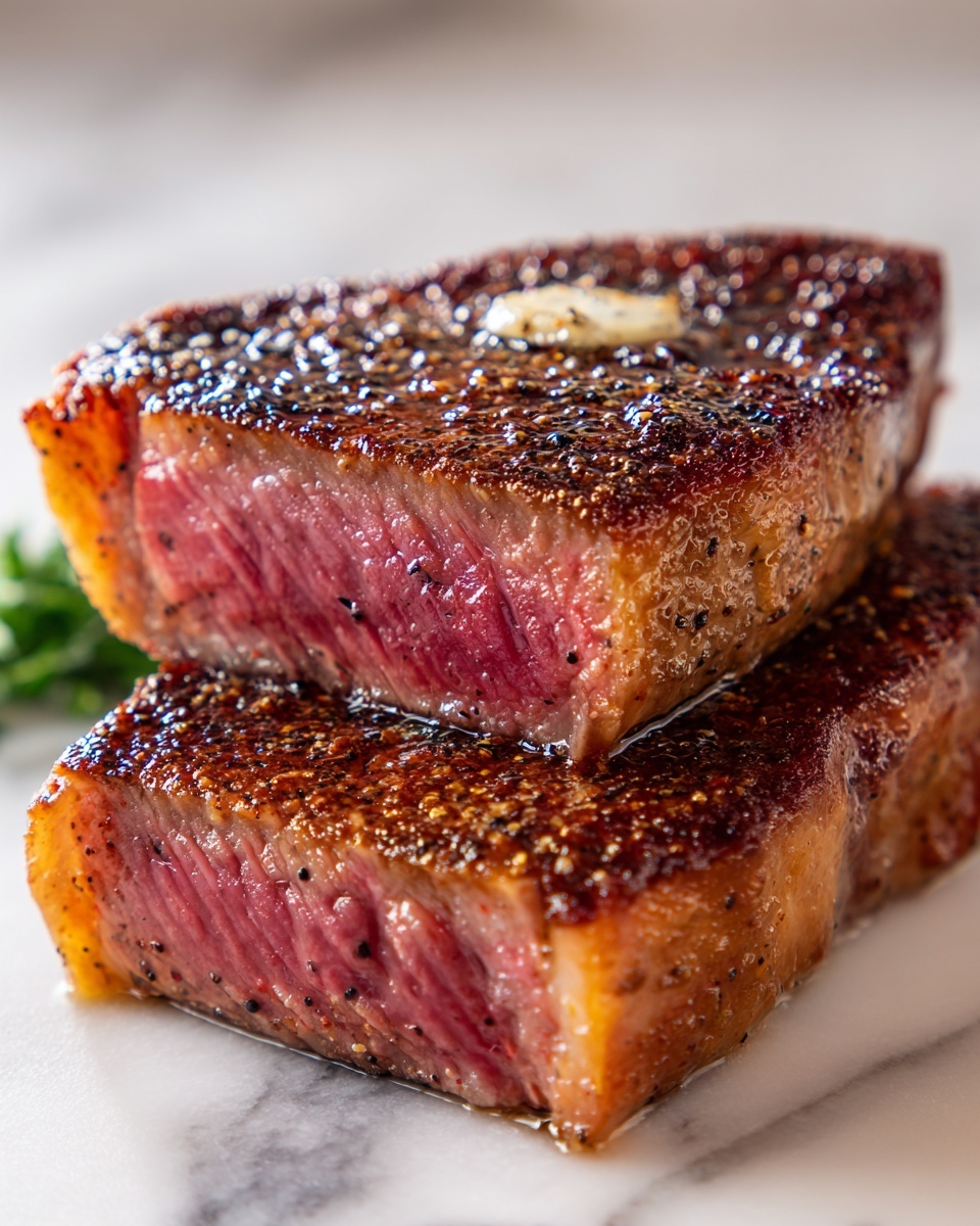 Pan Seared Steak with Herb Butter Recipe - Recipe Image