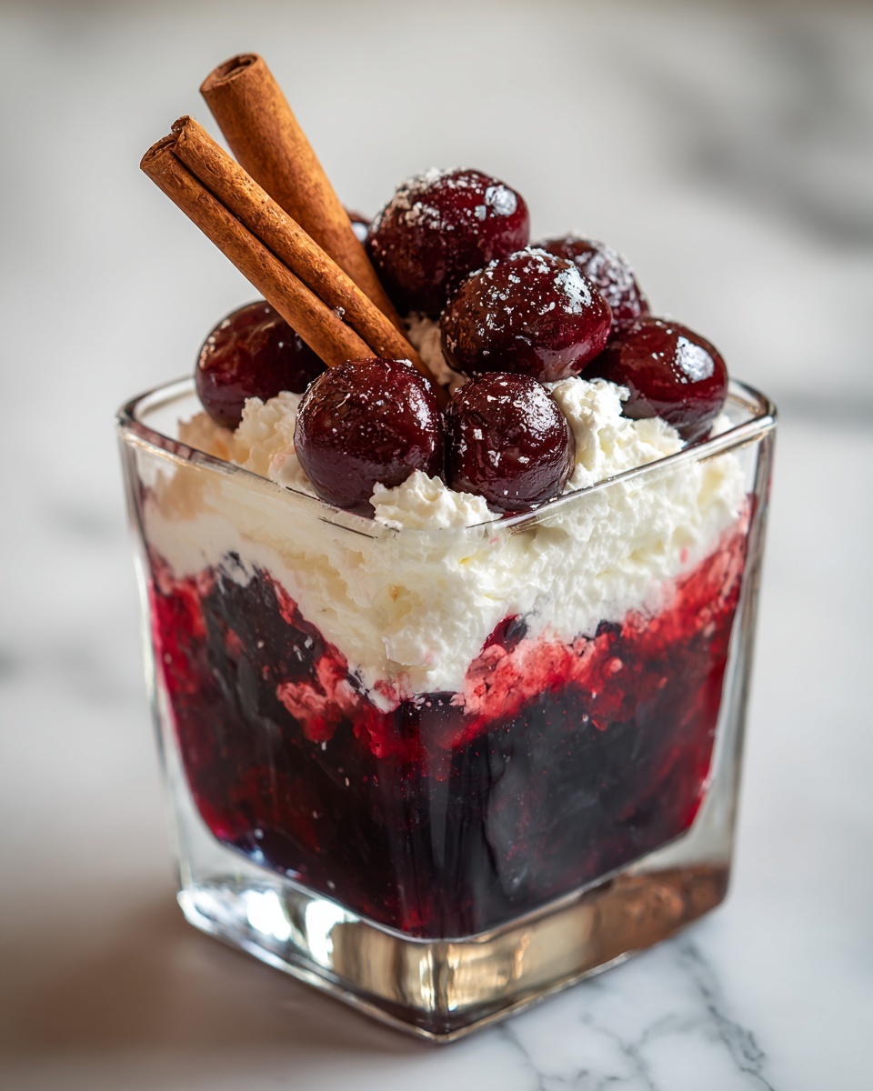 Cranberry Jello Salad with Cream Cheese Topping Recipe - Recipe Image