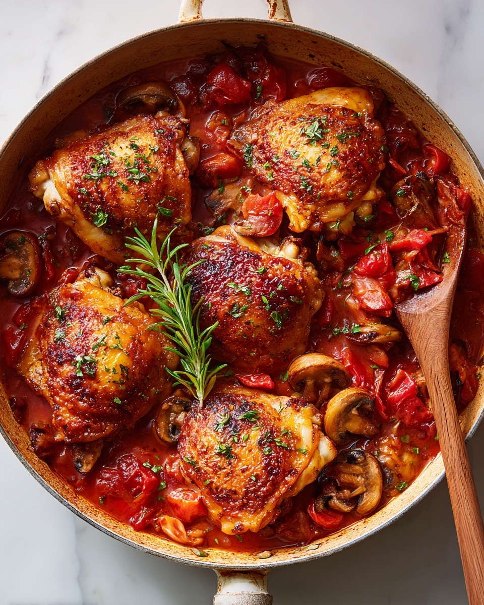 Hearty Chicken Cacciatore Recipe - Recipe Image