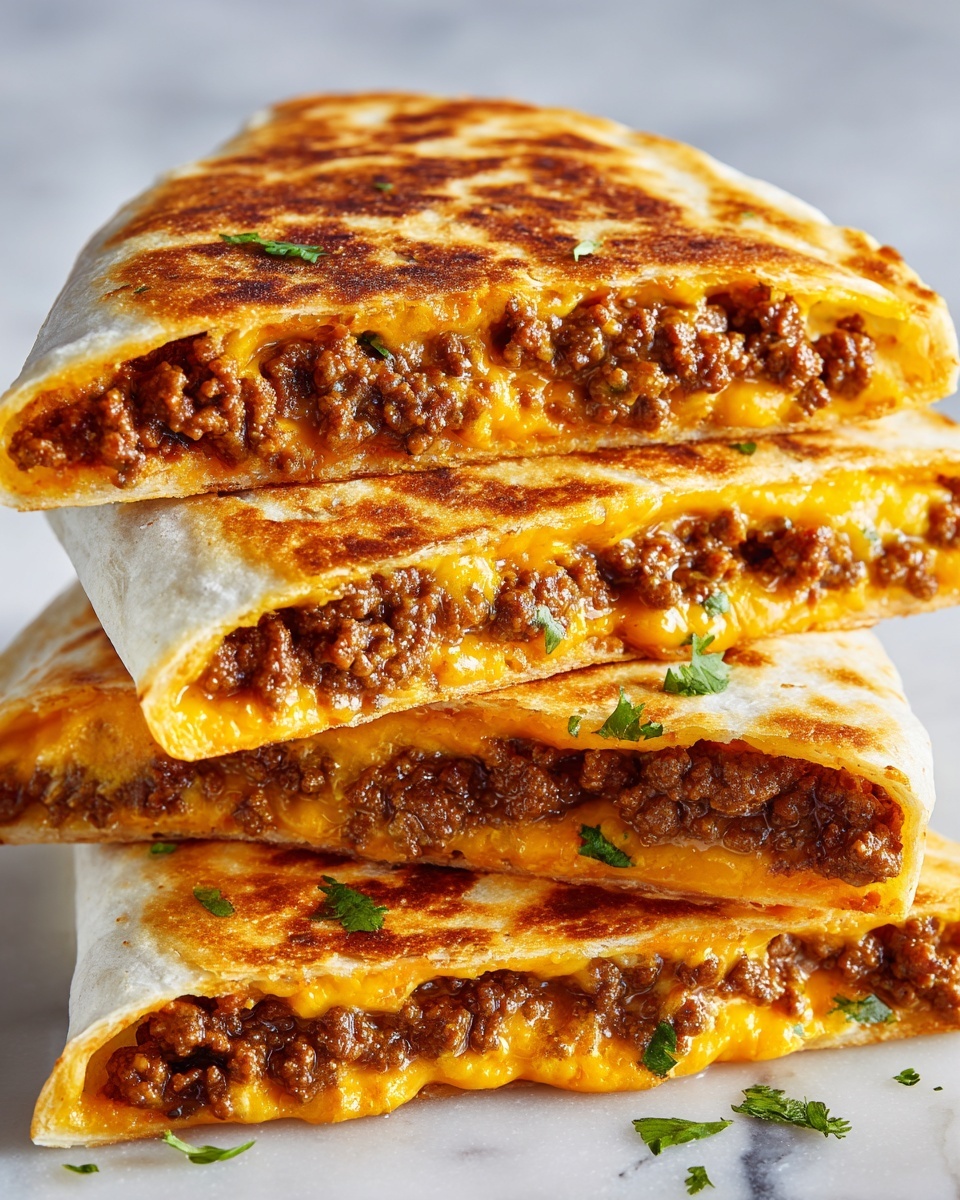 Spicy Beef Quesadillas Recipe - Recipe Image