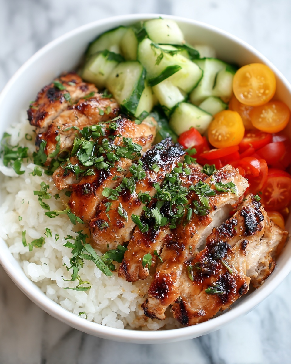 Grilled Chicken Rice Bowl Recipe - Recipe Image