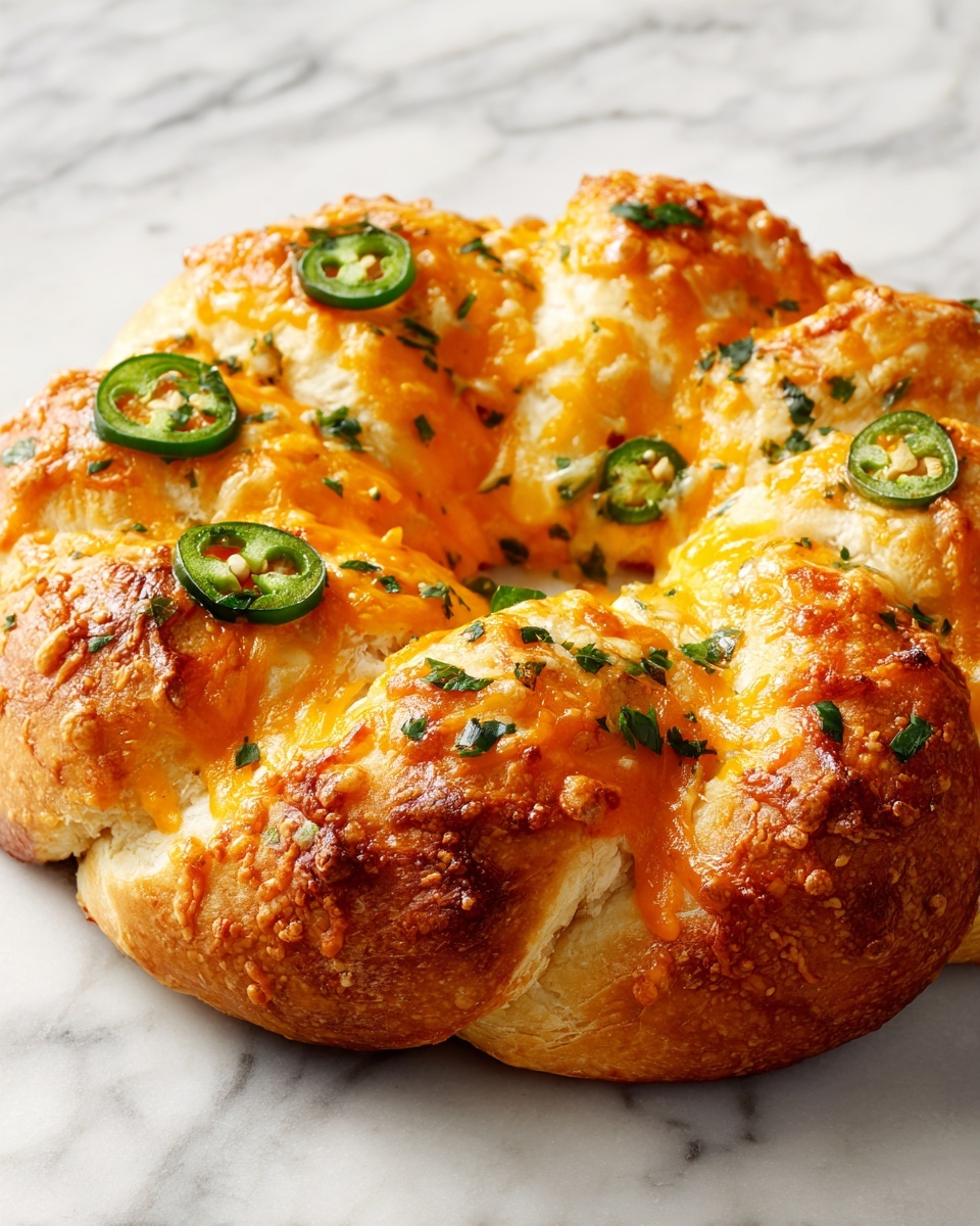 Jalapeño Popper Crescent Roll Ring Recipe - Recipe Image