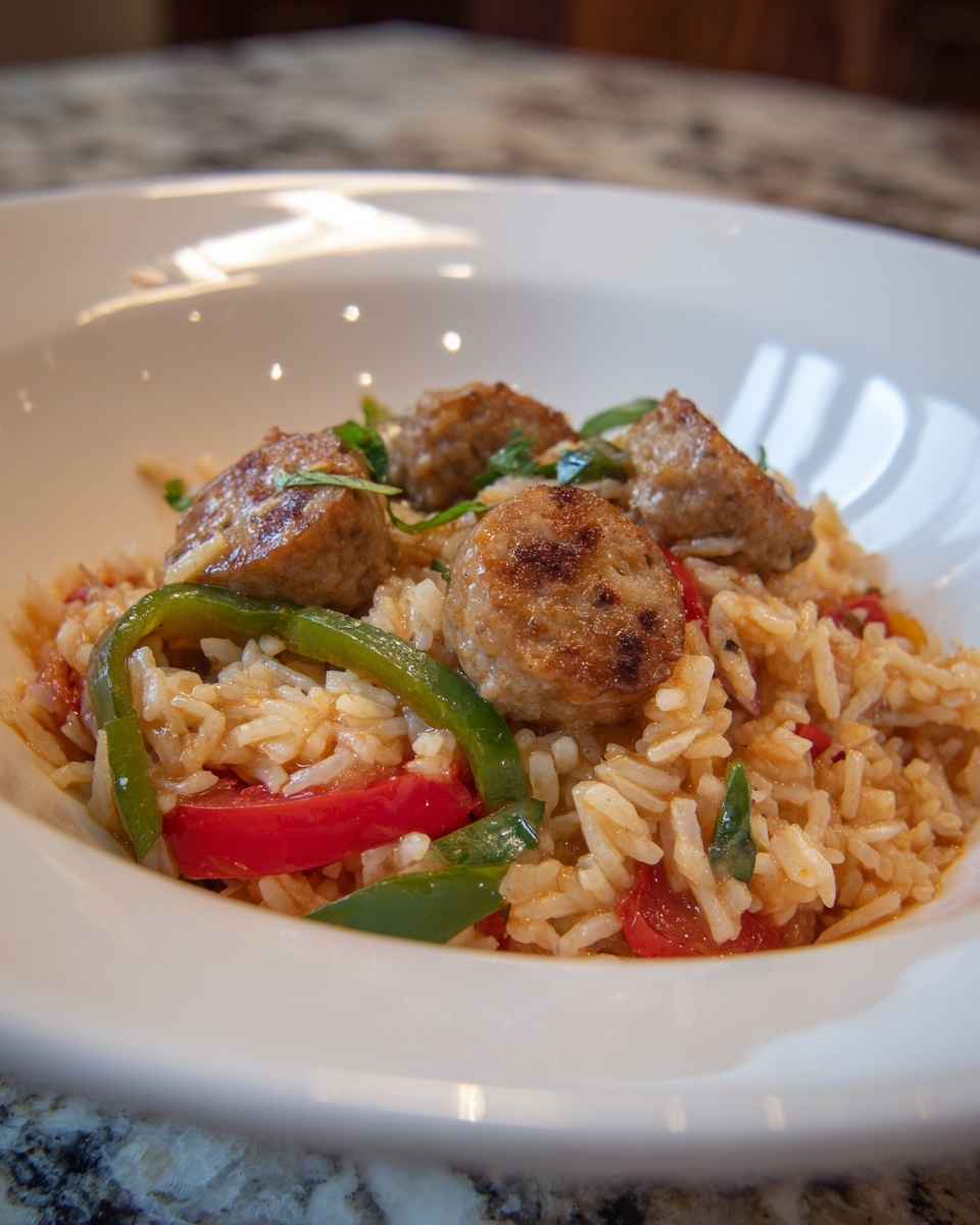 Cajun Sausage and Rice Skillet Recipe - Recipe Image