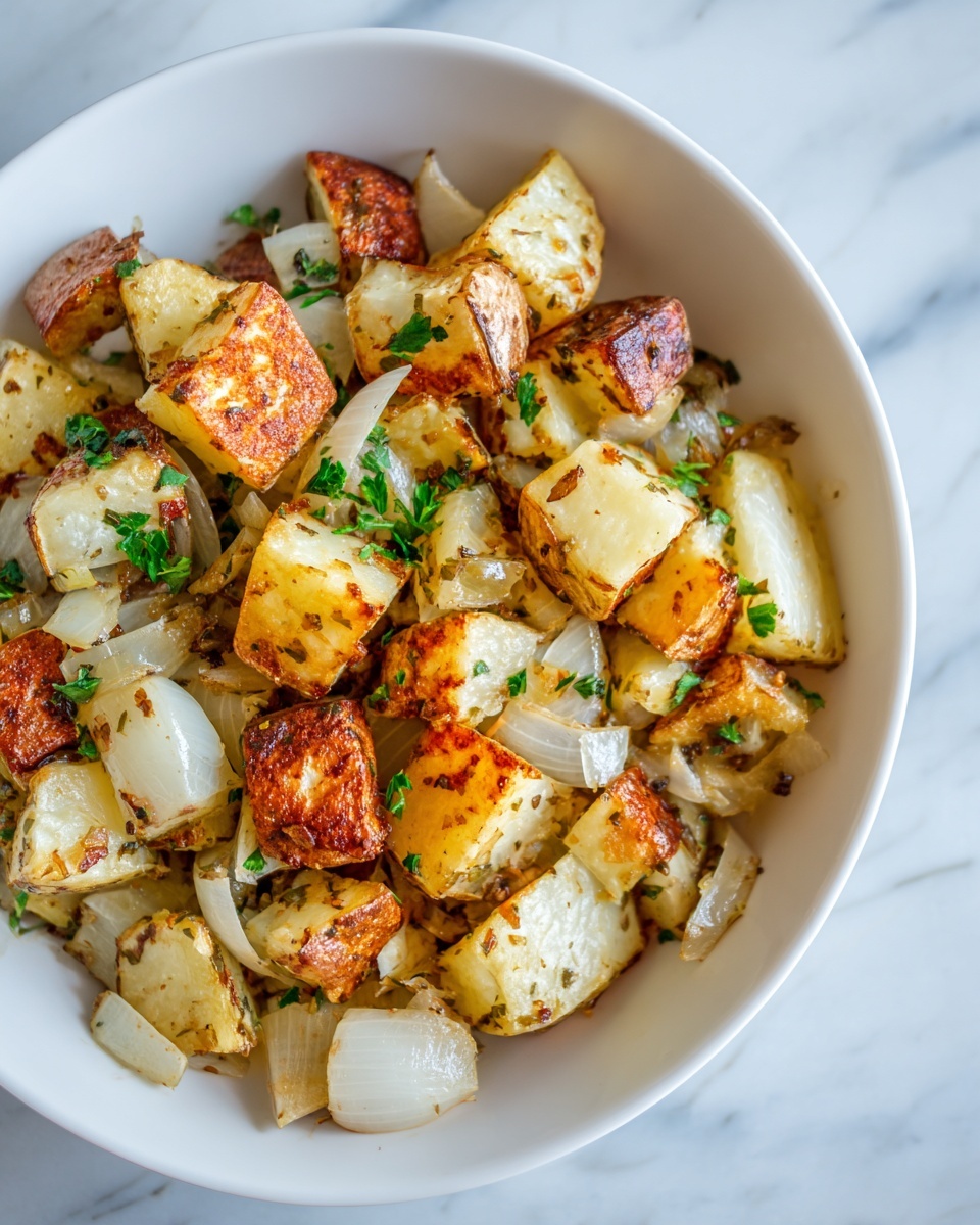 Best Skillet Fried Potatoes and Onions: A Comforting Side Dish Recipe - Recipe Image