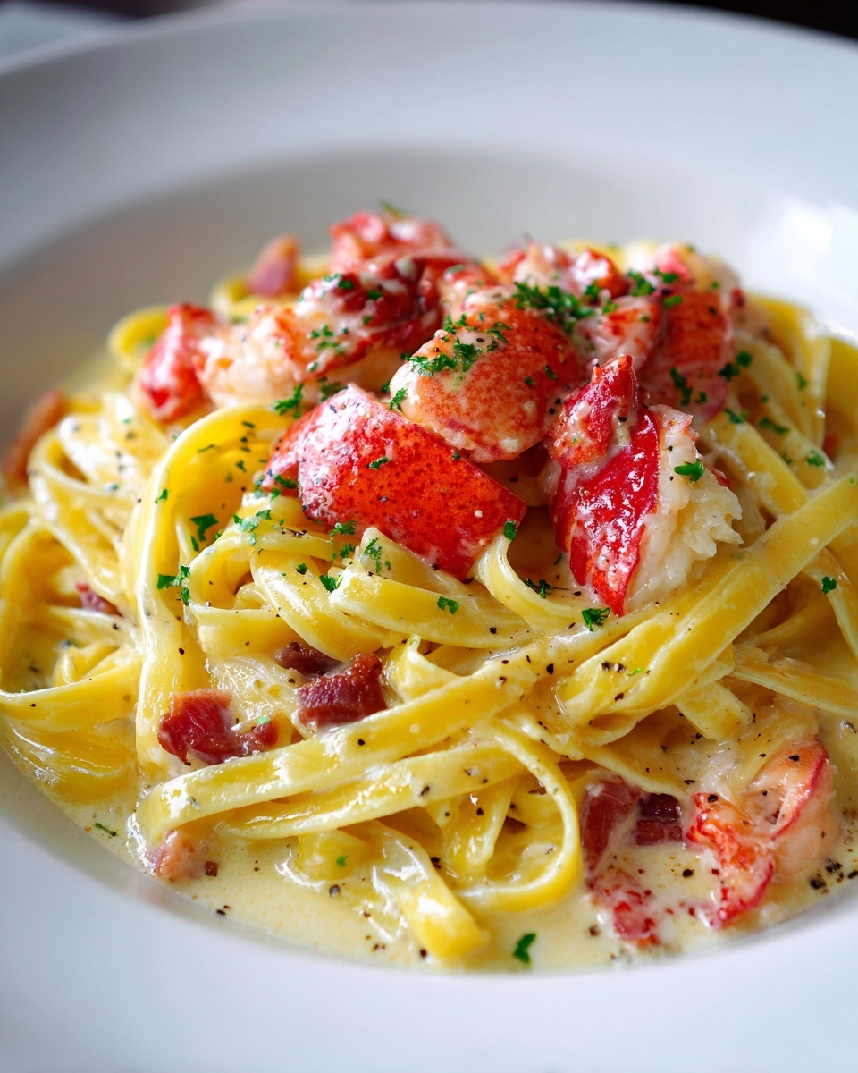 Creamy Tuscan Lobster Pasta Recipe - Recipe Image