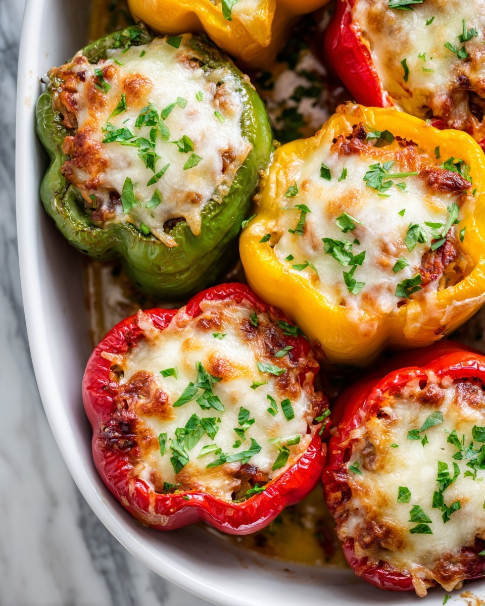 Buffalo Chicken Stuffed Peppers Recipe - Recipe Image