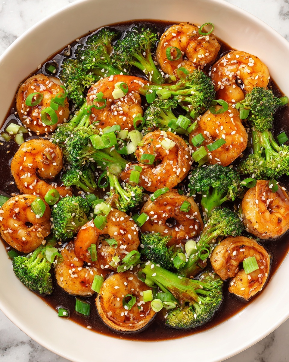 Honey Garlic Shrimp, Sausage & Broccoli Recipe - Recipe Image