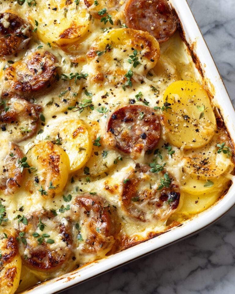 Creamy Sausage & Potato Bake Recipe