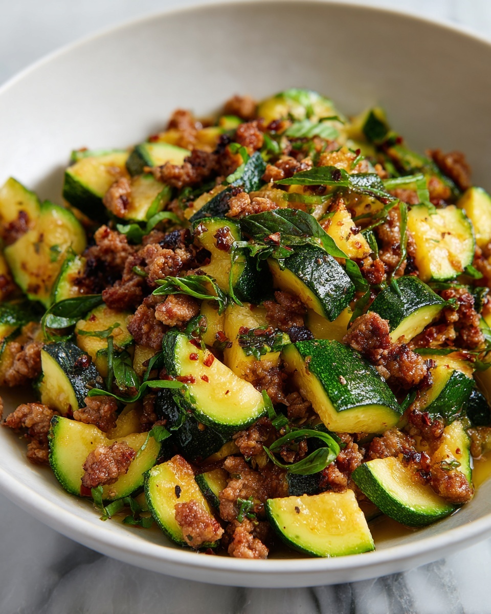 Ground Turkey and Zucchini Skillet Recipe - Recipe Image