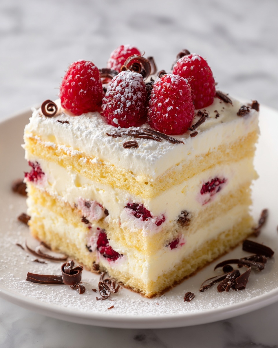 White Chocolate Raspberry Tiramisu Recipe - Recipe Image