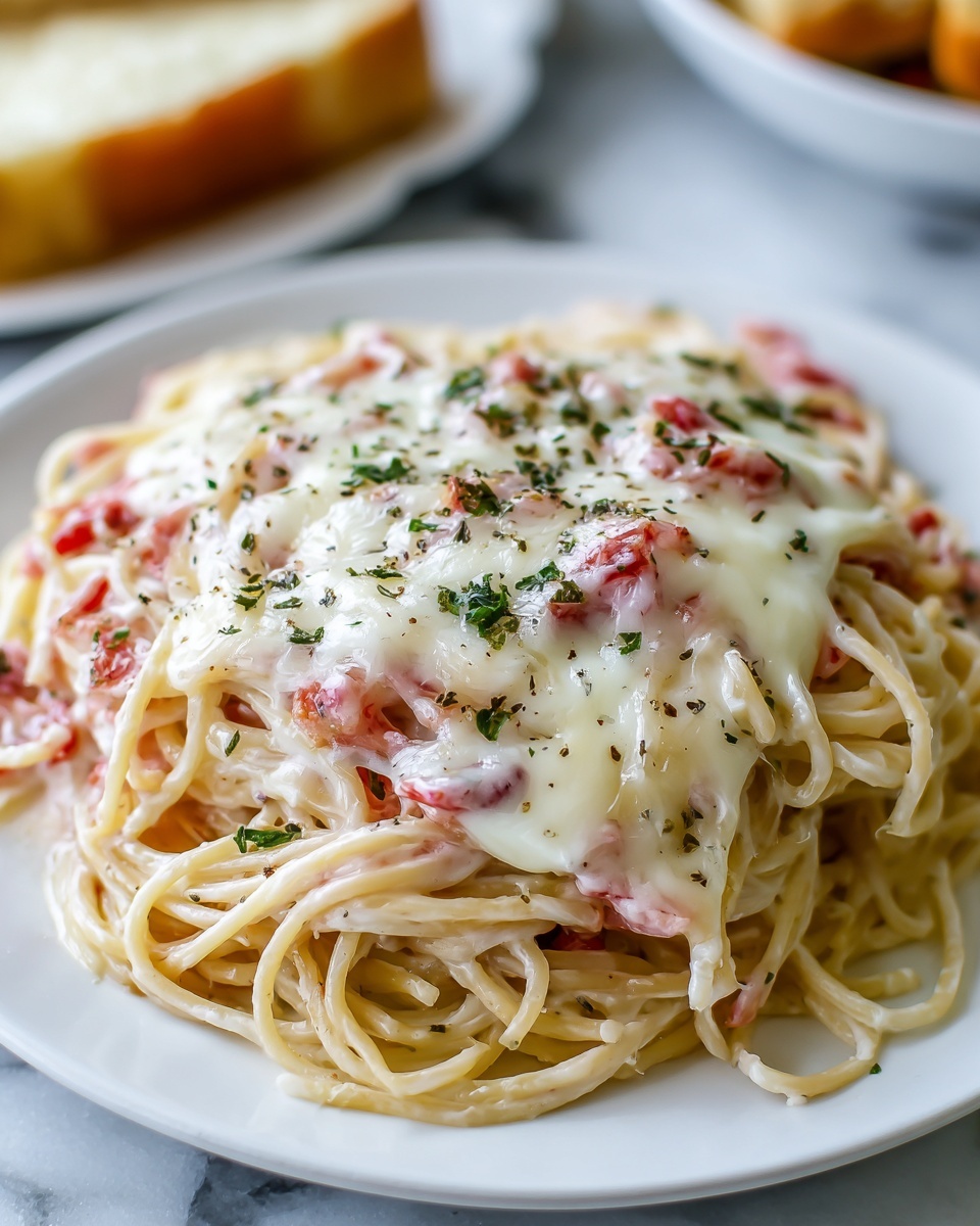 Million Dollar Spaghetti Alfredo Recipe - Recipe Image