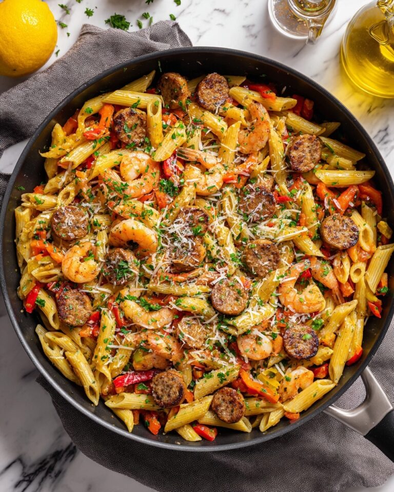 Cajun Shrimp and Sausage Pasta Recipe