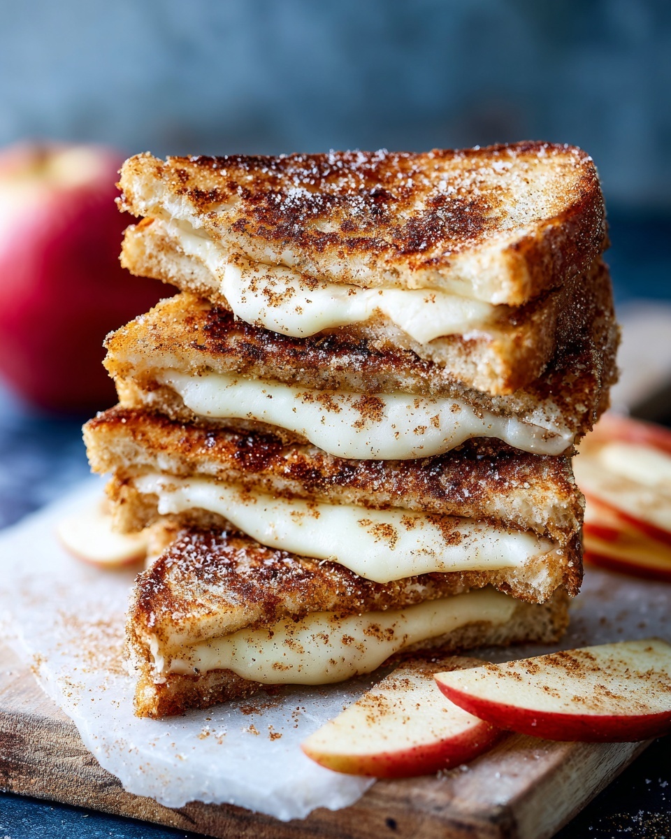 Cinnamon Brie Apple Grilled Cheese Recipe - Recipe Image