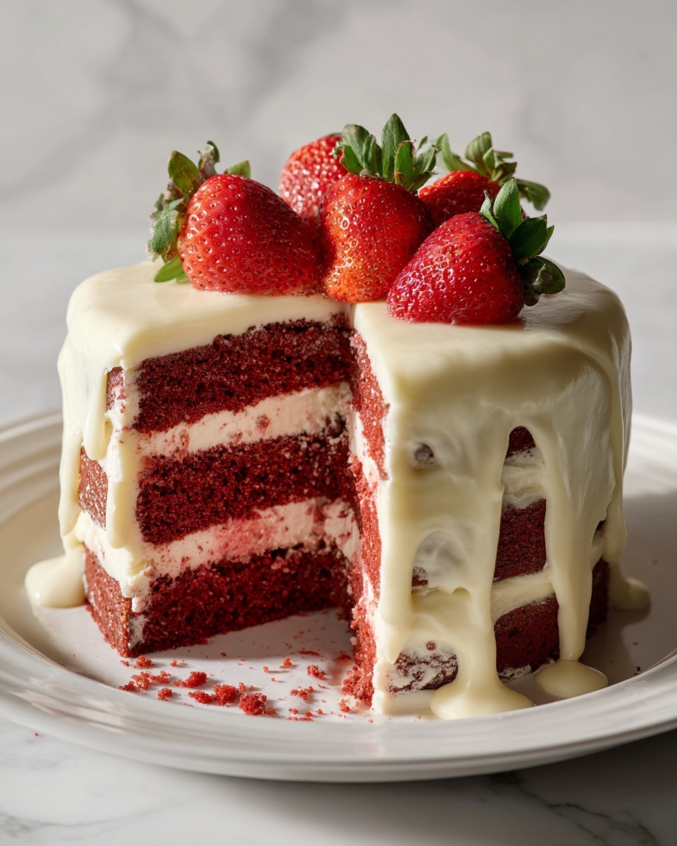 Strawberry Lemonade Cake Recipe - Recipe Image