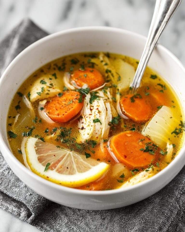 Lemon Chicken Soup with Orzo Recipe
