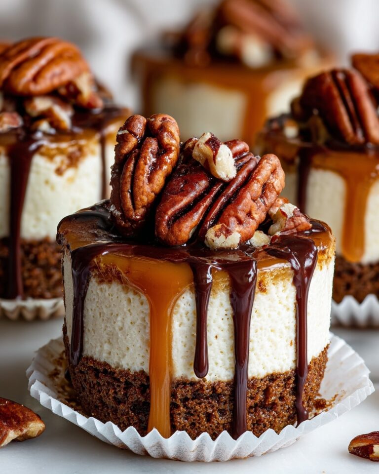 Mini Turtle Cheesecakes Recipe
