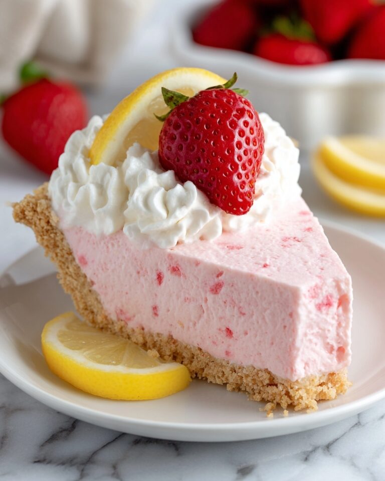 Frozen Strawberry Lemonade Pie Recipe