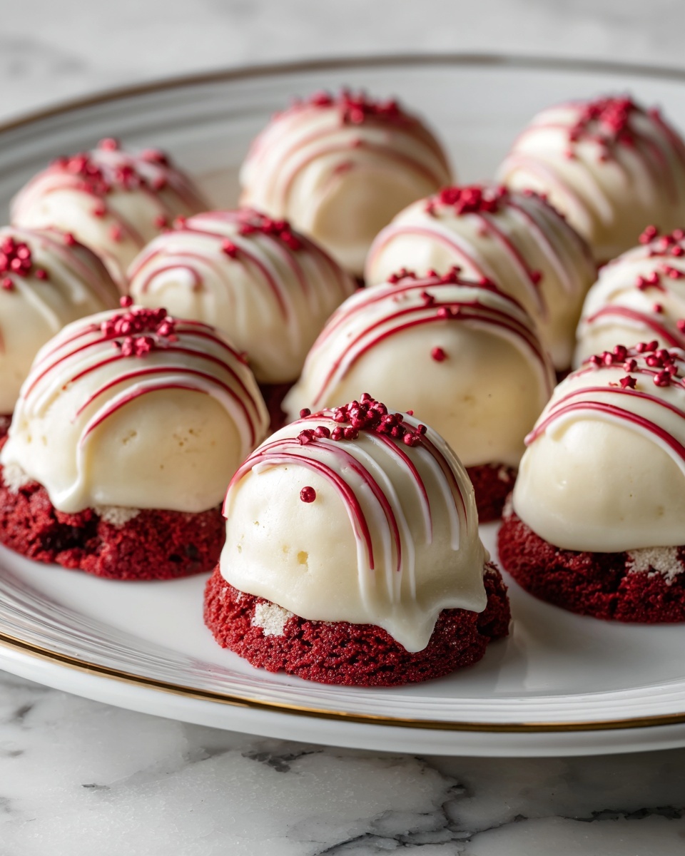 Red Velvet Cheesecake Bites Recipe - Recipe Image