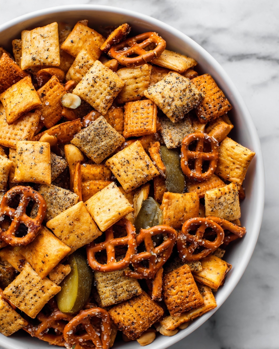 Dill Pickle Chex Mix Recipe - Recipe Image