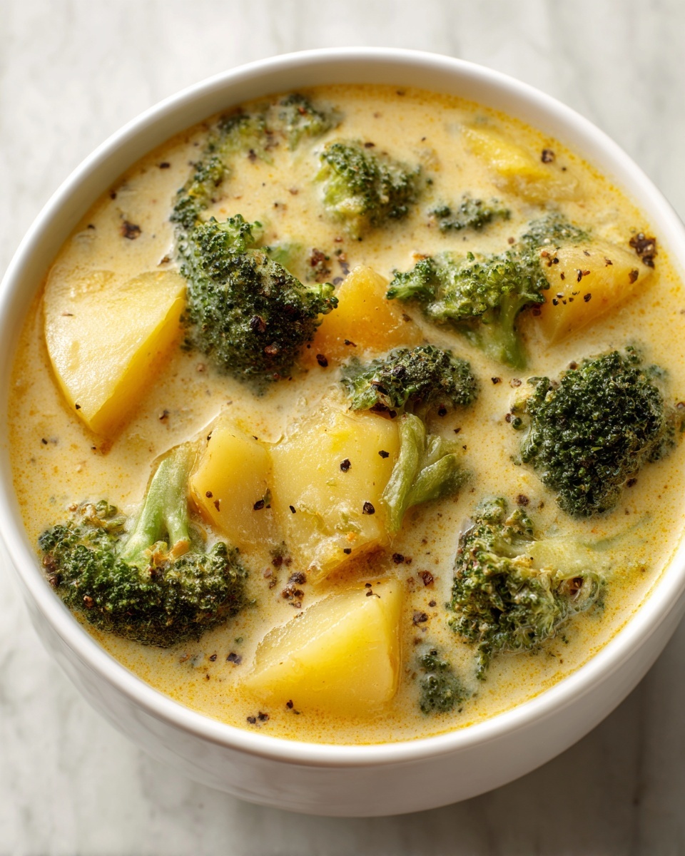 Broccoli Potato Cheese Soup Recipe - Recipe Image