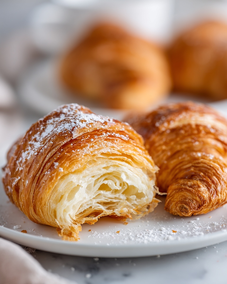Classic Butter Croissants Recipe - Recipe Image