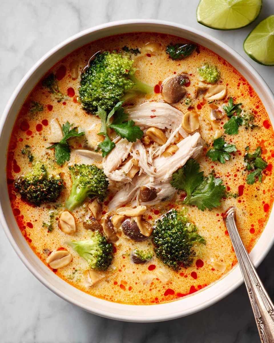 Slow Cooker Thai Coconut Chicken Soup Recipe - Recipe Image
