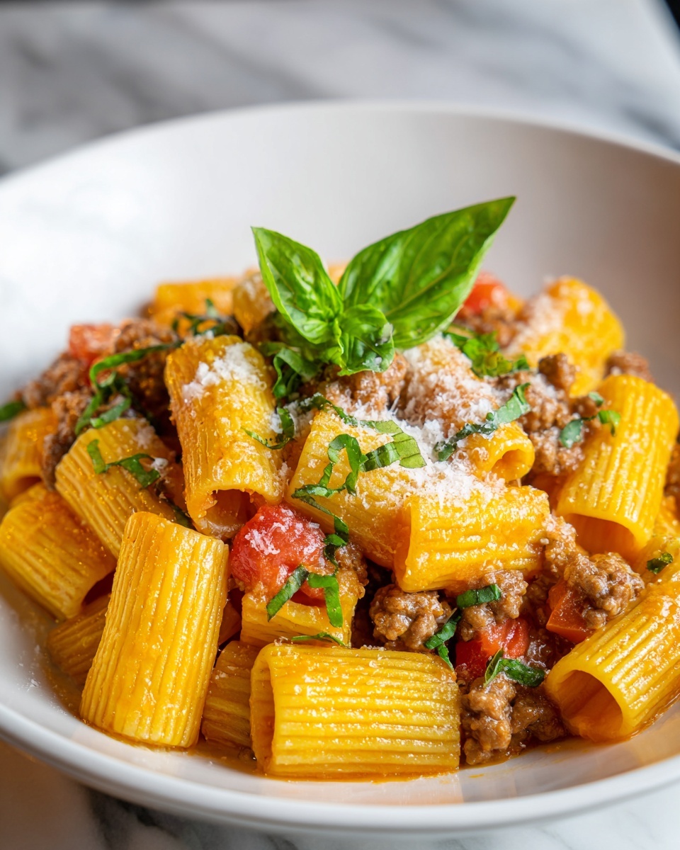 Creamy Italian Sausage Pasta Recipe - Recipe Image