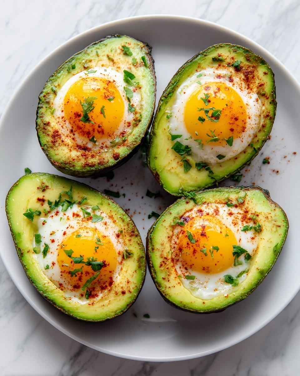 Air Fryer Avocado Eggs Recipe - Recipe Image