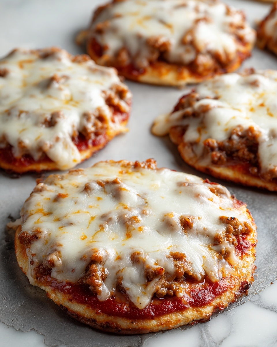 Old School Pizza Burgers Recipe - Recipe Image