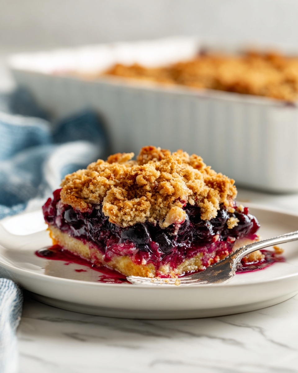 Overnight Blueberry Baked Oatmeal Crisp Recipe - Recipe Image
