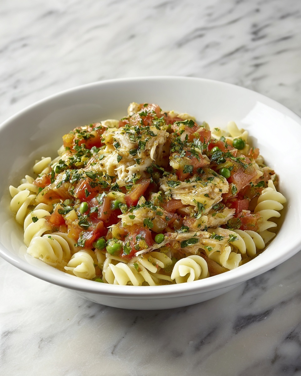 Crab Pasta Salad Recipe - Recipe Image