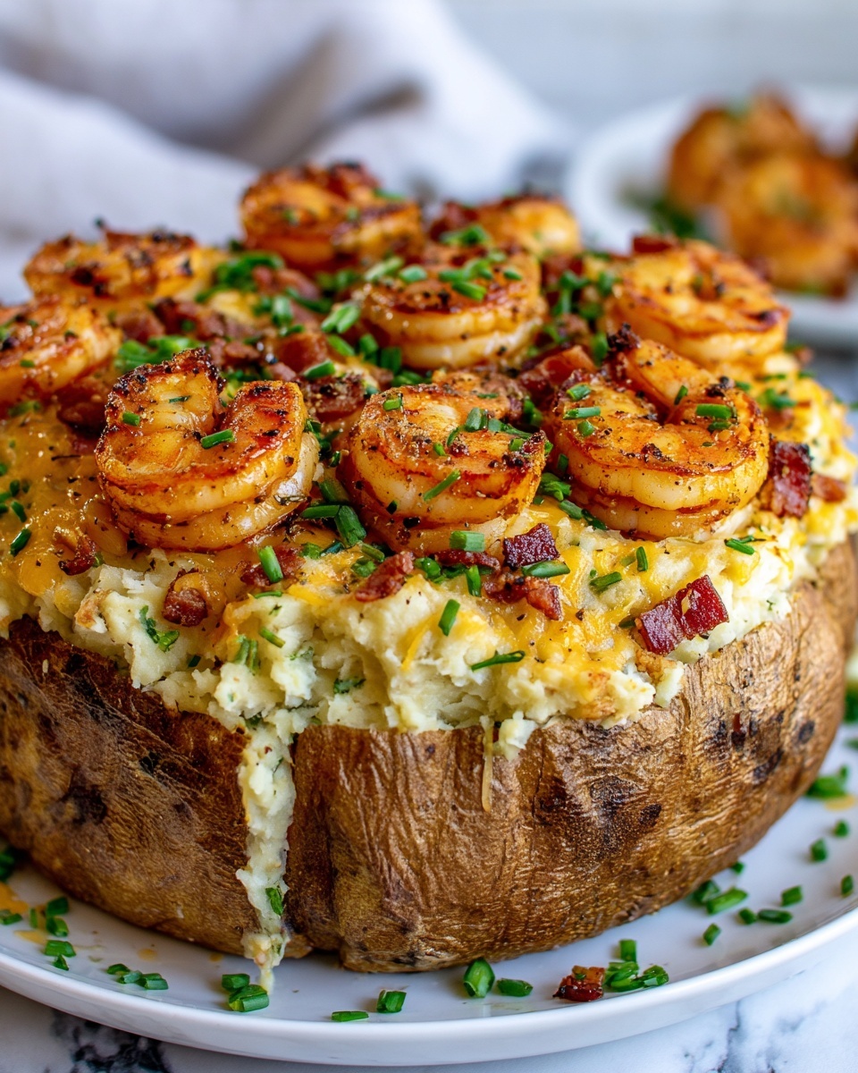 Loaded Shrimp Baked Potato Recipe - Recipe Image