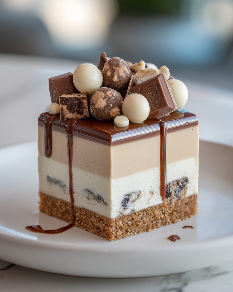 Buster Bar Ice Cream Cake Recipe - Recipe Image