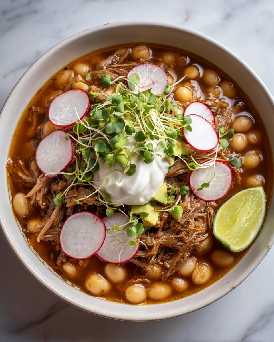 Slow Cooker Chicken Posole Recipe - Recipe Image