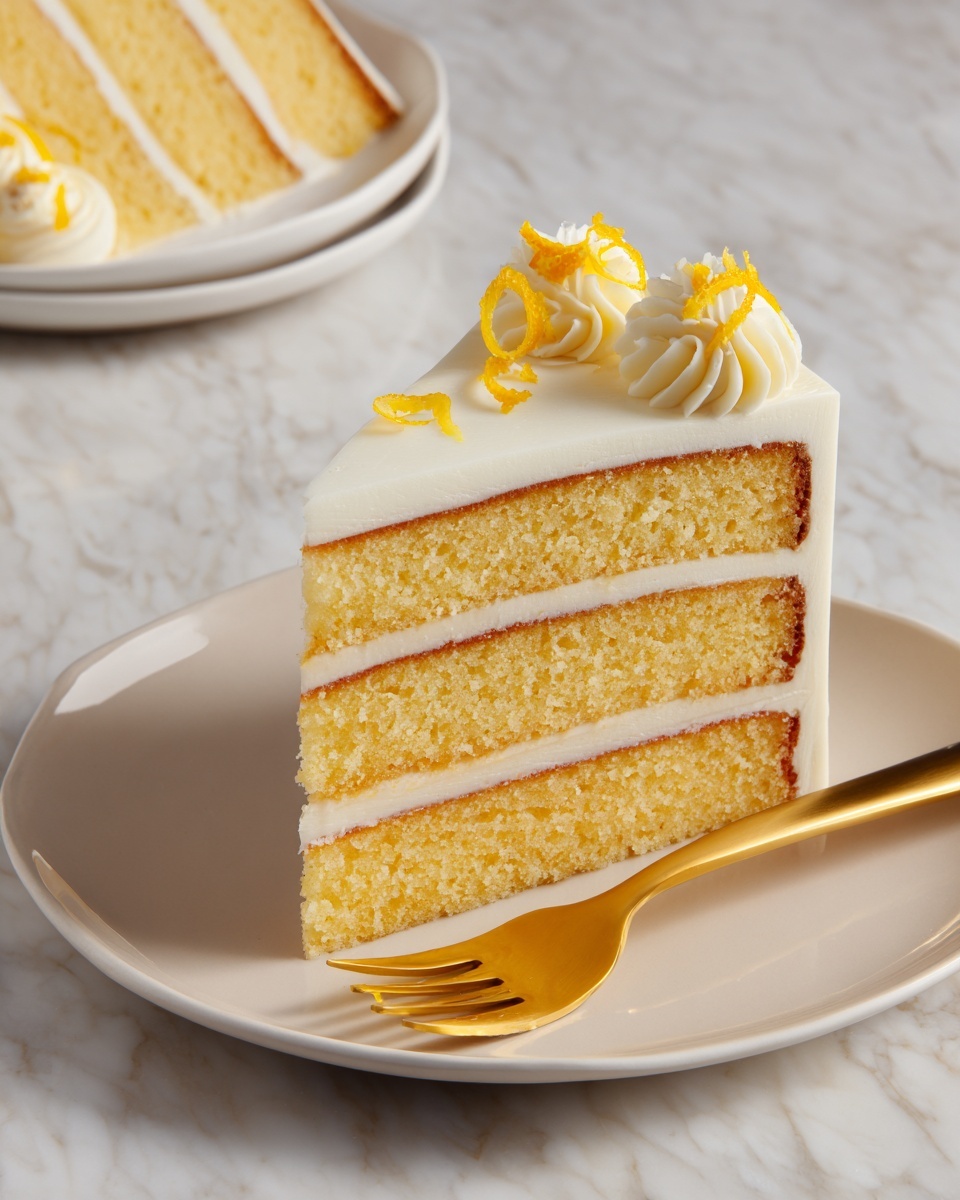 Lemon Velvet Cake with Lemon Cream Cheese Frosting Recipe - Recipe Image