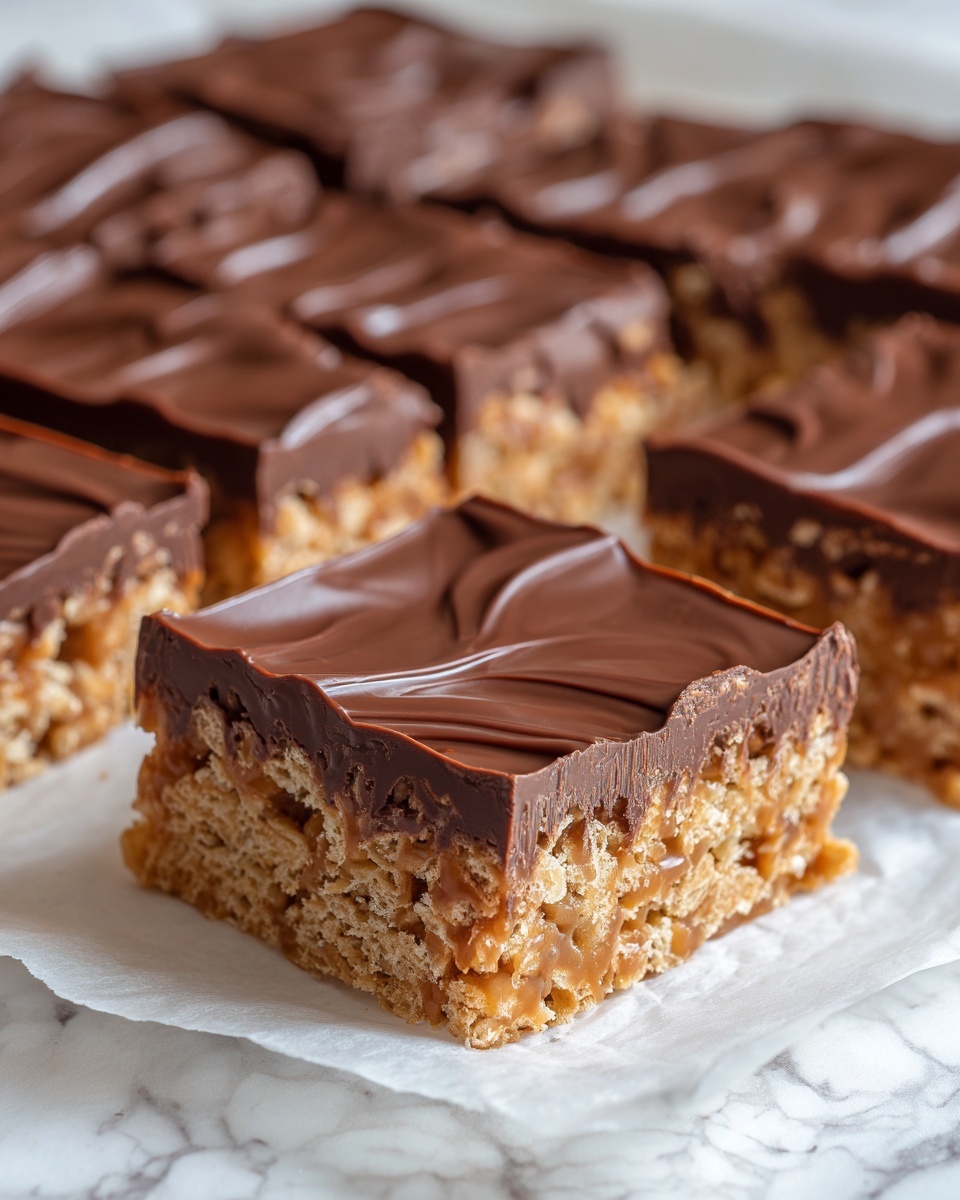 Homemade Crunch Bars Recipe - Recipe Image