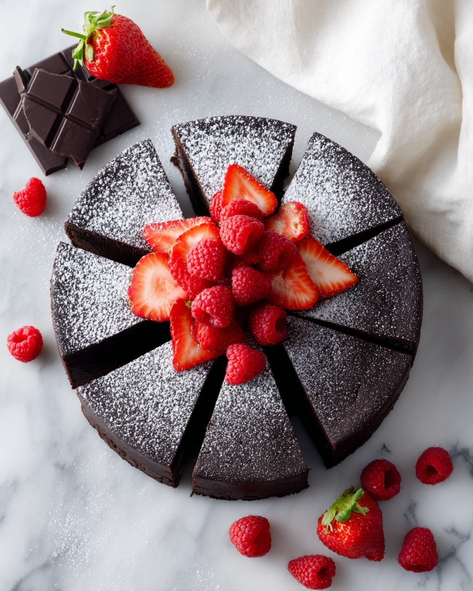 Flourless Chocolate Cake Recipe - Recipe Image