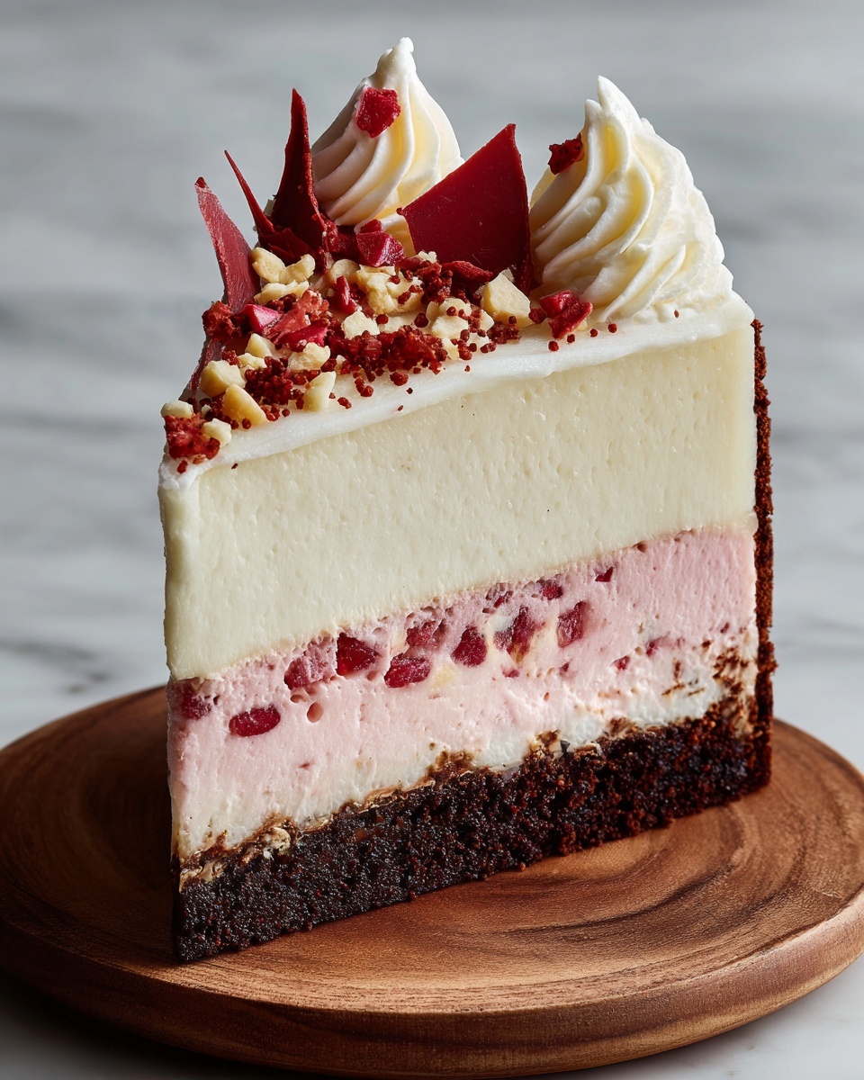 No-Bake Peppermint Cheesecake Recipe - Recipe Image