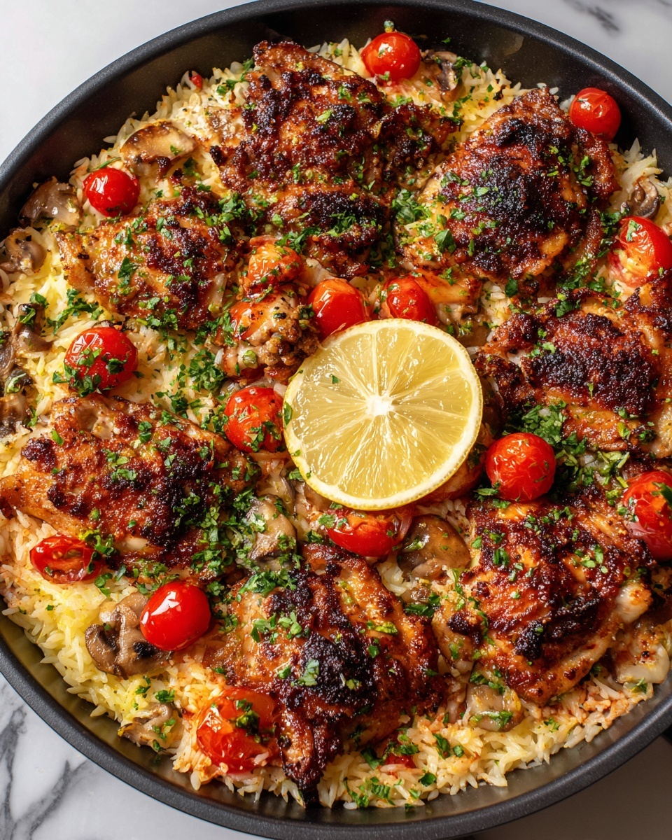 Greek Chicken and Lemon Rice Recipe - Recipe Image