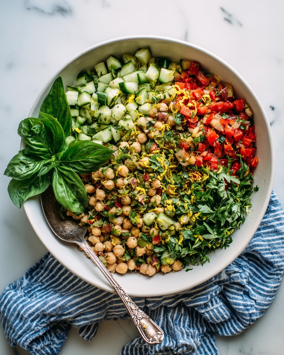 Vegan Avocado and Chickpea Salad Recipe - Recipe Image